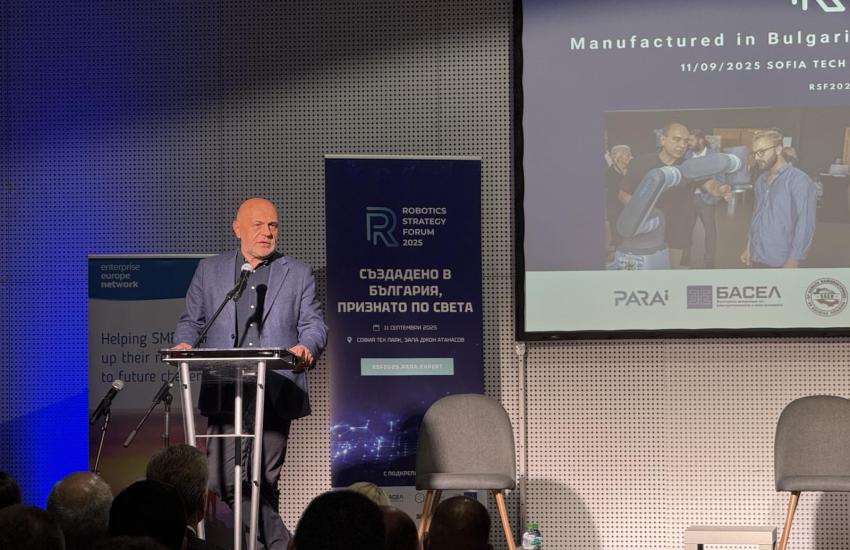 Томислав Дончев откри „Robotics Strategy Forum 2025“ в София Тех Парк